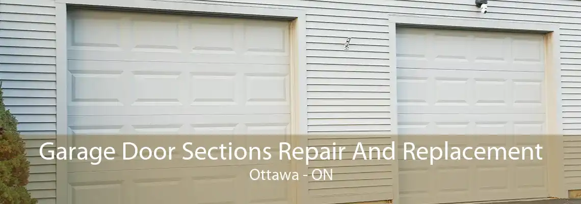 Garage Door Sections Repair And Replacement Ottawa - ON