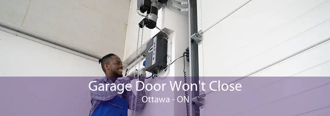 Garage Door Won't Close Ottawa - ON